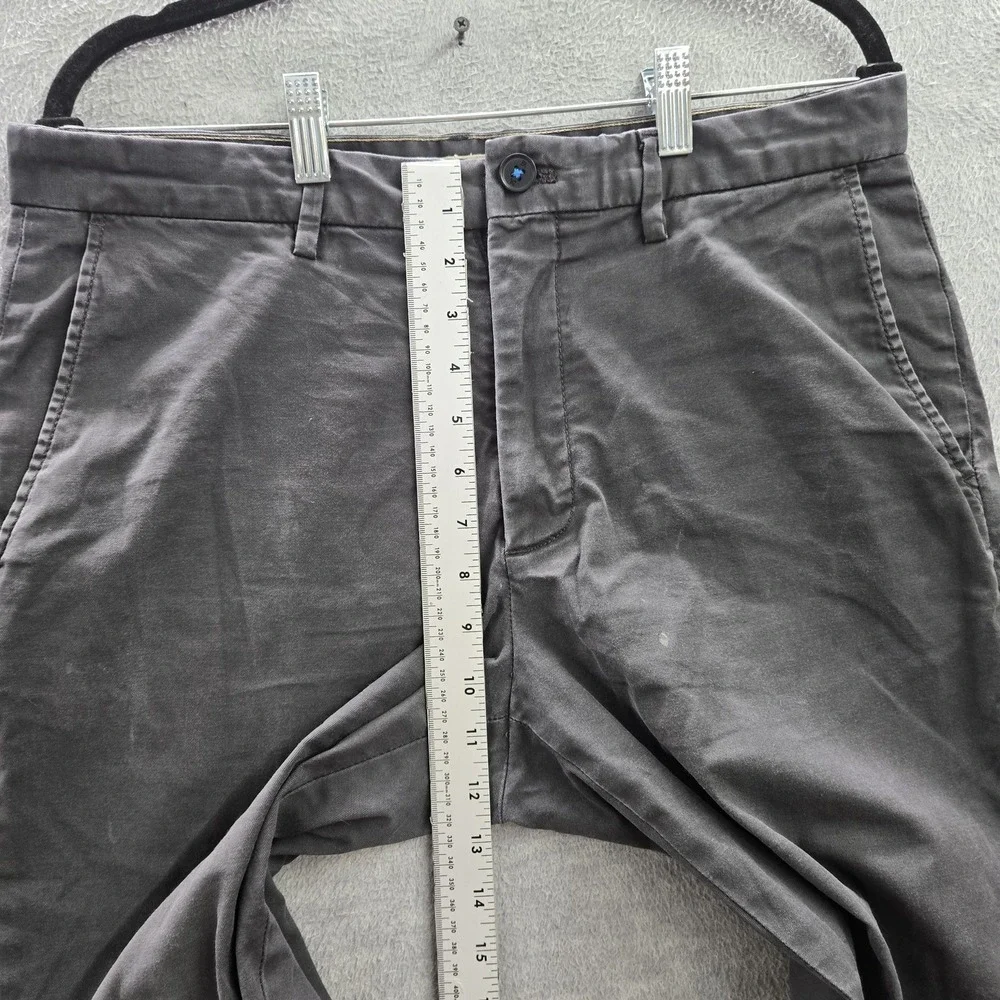Banana Republic Men Pants 32X30 Gray Chino Lived-In Slim Fit